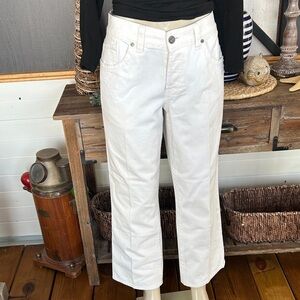 William Rast BEN women’s Straight Leg Jeans White Size 38 Made in USA